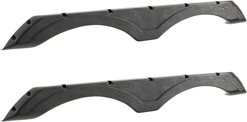 RecPro RV Black Tandem Fender Skirt | 67 1/2" W X 8" H | Forest River Salem Wildwood | Made in USA in Saudi Arabia