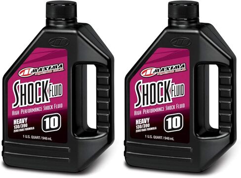 Maxima (58901H) 130/390 Heavy Grade 10WT Zero Drag Formula Racing Shock Fluid - 1 Quart in Saudi Arabia