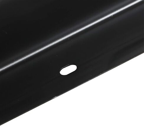 Black Rear Bumper Steel Roll Pan with License Light Screws Replacement for 1982-1993 S10 S15 Sonoma Pickup in Saudi Arabia