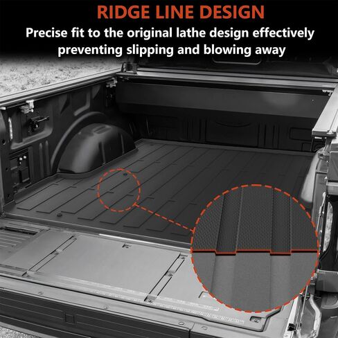 Karpal Truck Bed Ped Fit 2015-2025 Ford F150 & Lightning 5.5ft Bed (غير مناسب 6.5 قدم/8 قدم) in Saudi Arabia