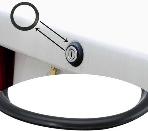 2pcs تفقس الخلع بالسيارة الزر قفل زر قفل ختم الجزء 16182752701C متوافق مع VW متوافق مع Golf MK1 متوافق مع بارات أسود in Kuwait
