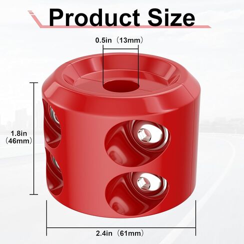 سدادة رافعة مطاطية لخطاف الكابل ، ووفر خط حبل المطاط ل Winches ATV UTV SUV ، مع Allen Wrench (Red) in Saudi Arabia