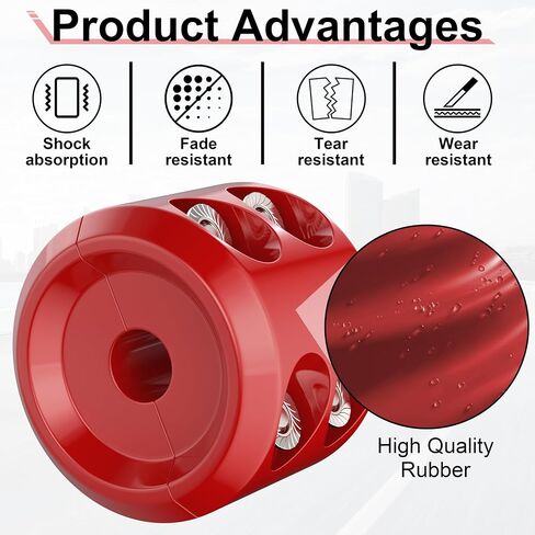 سدادة رافعة مطاطية لخطاف الكابل ، ووفر خط حبل المطاط ل Winches ATV UTV SUV ، مع Allen Wrench (Red) in Saudi Arabia