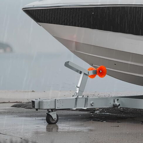 VEVOR Boat Trailer Winch Stand with Roller, Adjustable Height 14.3-21.6 Inches, Boat Winch Mount with U-Bolts for 2-3 Inches W x 3-4 Inches H Trailer Tongue, Fit for Jet Ski, Sailboat, Speedboat in Saudi Arabia