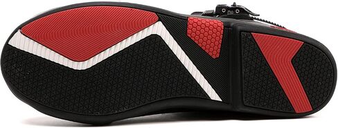 TEOKJ Motorcycle Shoes for Men and Women, Reinforced Street Riding Shoes with MOZ Closure System, Ankle Support, Anti-Slip Sole in Kuwait