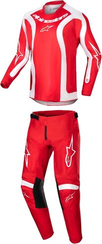 Alpinestars Racer Lurv Mars Red/White Youth Moto Gear Set - Pant and Jersey Combo in Saudi Arabia