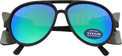 TITUS G35 Retro Aviator Z87 Sunglasses Eye Protection w/Side Shield Motorcycle Shooting DOT ANSI CE Approved Safety Glasses in Saudi Arabia