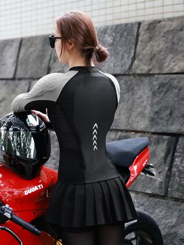 Wosawe Mesh Motioncycle Jacket Women قميص دراجة نارية مبطنة in Kuwait