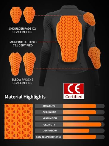 Wosawe Mesh Motioncycle Jacket Women قميص دراجة نارية مبطنة in Kuwait