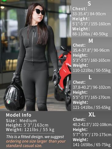 Wosawe Mesh Motioncycle Jacket Women قميص دراجة نارية مبطنة in Kuwait