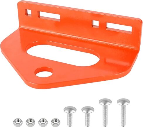 Zero Turn Mower Trailer Tow Hitch 1/4"(6mm) - Heavy Duty Lawn Mower Hitch with 3/4" Hole Center, Adjustable Slot Design, 2 Types of Carriage Bolts - Multi-Functional Trailer Hitch for Lawn Mowers in Saudi Arabia
