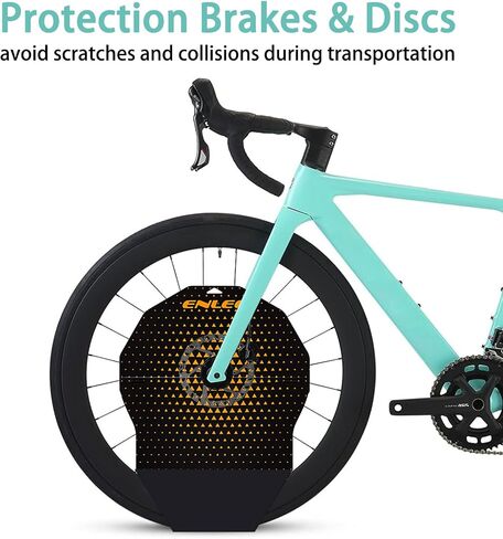 غلاف تنظيف فرامل Disc -Disced Disced Enlee ، PP Oil Stain Prevention Prevention Resistance MTB Disc Wash Cover ، Barkes Brakes & Wheels Cleaning Protect Tool for 26 "، 27.5" ، 29 "Mountain & Road Pike in Kuwait