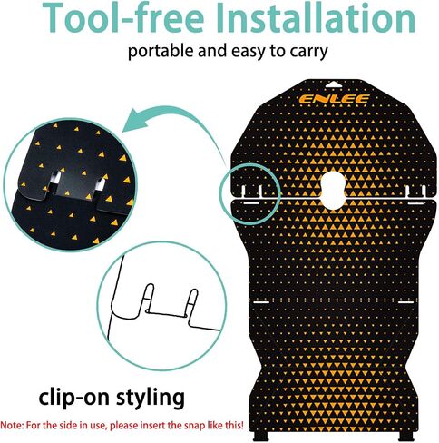 غلاف تنظيف فرامل Disc -Disced Disced Enlee ، PP Oil Stain Prevention Prevention Resistance MTB Disc Wash Cover ، Barkes Brakes & Wheels Cleaning Protect Tool for 26 "، 27.5" ، 29 "Mountain & Road Pike in Kuwait