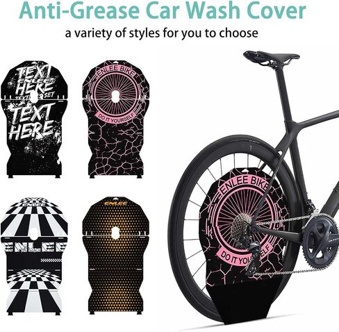 غلاف تنظيف فرامل Disc -Disced Disced Enlee ، PP Oil Stain Prevention Prevention Resistance MTB Disc Wash Cover ، Barkes Brakes & Wheels Cleaning Protect Tool for 26 "، 27.5" ، 29 "Mountain & Road Pike in Kuwait