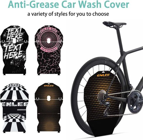 غلاف تنظيف فرامل Disc -Disced Disced Enlee ، PP Oil Stain Prevention Prevention Resistance MTB Disc Wash Cover ، Barkes Brakes & Wheels Cleaning Protect Tool for 26 "، 27.5" ، 29 "Mountain & Road Pike in Kuwait