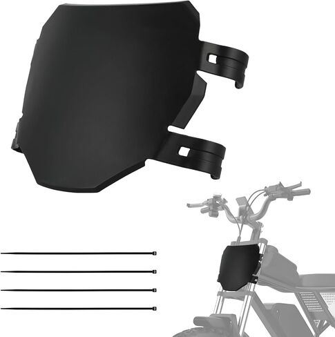 Electric Bike Number Plate E Bike Front Plate Compatible Fit for Ridstar Q20 Super 73 S1 S2 Y1 RX Macfox X1S X1S X X2 Commuter EBike Electric Mountain Bike Black in Saudi Arabia