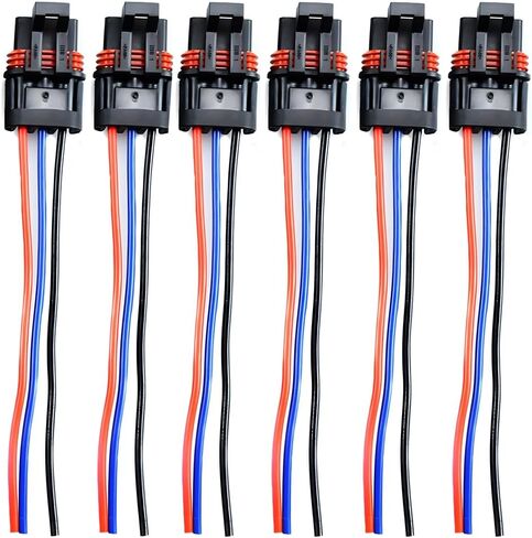 3 حزمة Polaris Bar Bar Connectors - تسخير Pulse Bar Power Plug for Ranger XP 1000 / RZR / RS1 / General 2018-2025 (Black Blue Red) in Kuwait