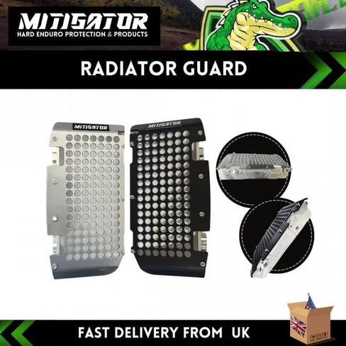 CNC Radiator Guard for SHERCO 125/250/300 SE/SEF 2025 - Advanced Cooling & Protection - Easy Install - RGC-S000025BL (SILVER RGC-S000025SL) in Saudi Arabia