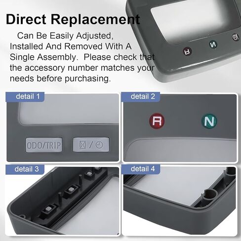 عداد السرعة مقياس اندفاعة العداد العلوي ملاءمة لـ Honda Rancher 350 TRX350FM TM TE 2000-2006 ، لـ FOREMAN 450 TRX450S 1998-2001 ، for Foreman RUBICON 500 TRX500FA 2001-2004 استبدال #37201-HN0-A01 in Kuwait