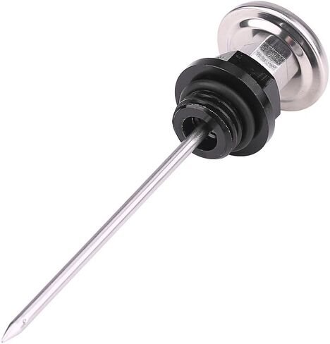 Motorcycle Oil Dipstick Temperature Gauge High Precision CNC Aluminum Alloy Oil Level Checker for 125cc Motocross Motorbike Black Silver Red Optional (Red) in Saudi Arabia