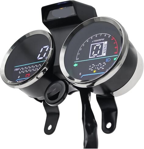 Odometer Digital Tachometer Motorcycle Motorcycle Instrument Digital Motorcycle Gauges Moto Digital Dashboard Fuel Meter Voltmeter for GN125/150 in Saudi Arabia