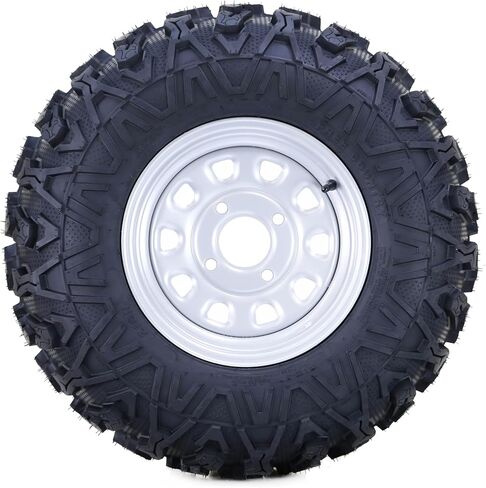 FREE COUNTRY ATV Tire & Wheel 27x9-12 27x11-12 8-Ply with 4 Lugs on 156 PCD 4+3 Silver Wheel-Set 4 in Saudi Arabia