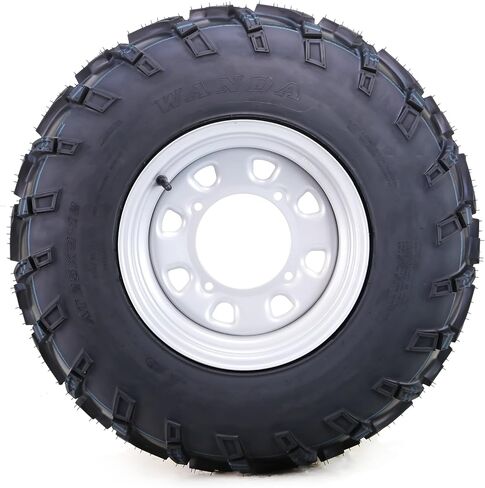 مجموعة Wanda ATV وعجلات مجموعة 25 × 8-12 25x10-12 الطين الخفيف 6-ply على 4-110 PCD 5+2 الحافات الفضية ، مجموعة 4 in Saudi Arabia