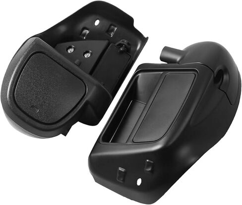 XFMT Vivid Black Lower Vented Leg Fairings Cap Glove Box Fits 1983-2013 Harley touring models FLT, FLHT, FLHTCU, FLHRC, Road King, Street Glide, Electra Glide, Ultra-Classic, Road Glide in Saudi Arabia