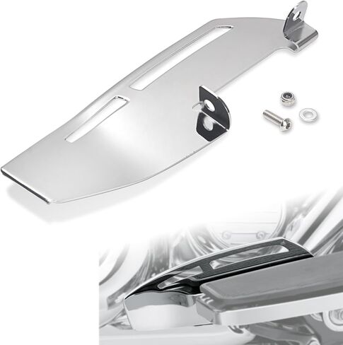 Fovplue Rider Rider Keel Cheel Guard for Harley '12 -'16 fld ، '86 -'17 fl softail ، '86 -later Touring Cvo Road Road Road King Street Glide Electra Glide and '09 -later trike ، chrome ، chrome in Saudi Arabia