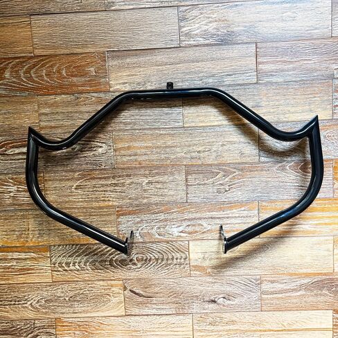 1.25" Front Engine Guard/Crash Bar for Harley Touring 2009–2023 – Road Glide (Bracket Required), Street Glide, Road King, Electra/Ultra (FLTR/FLHX/FLHR/FLHT) Black High-Profile Pointed Highway Bar in Kuwait