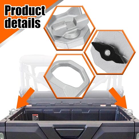 مجموعة قفل وركوب MAX D-RINGS من 2 لعام 2024-2025 PORLIS XPEDITION و Ranger ، Polaris Lock Ride Max D-Rings 2890894 2889620 in Kuwait