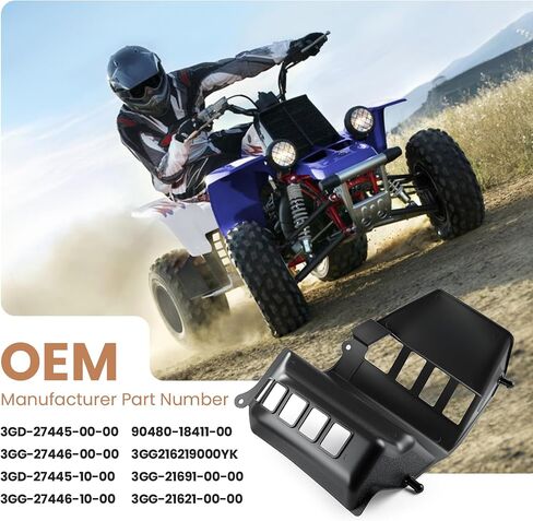 LH RH Black Nerf Bars Heel Guards Footrest for Yamaha 1990-2006 YFZ350 Banshee 350 3GD-27445-00-00 3GG-21691-00-00 in Saudi Arabia