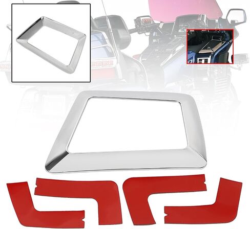 Chrome ABS Plastic Right Glove Box Plate Accent for Honda Goldwing 1500 GL1500A Aspencade GL1500SE GL1500I Interstate 1988-2000 in Saudi Arabia