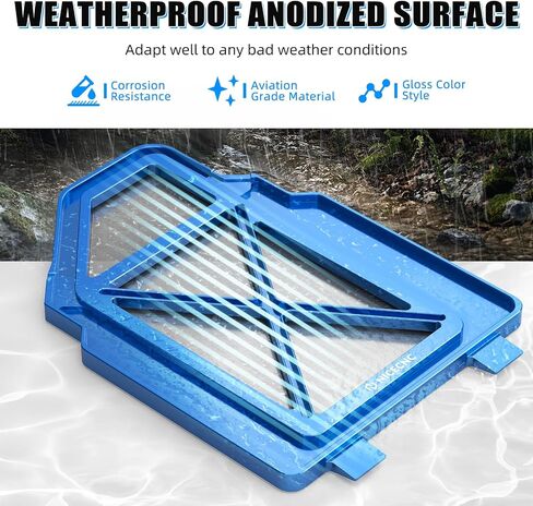 NICECNC Airbox Lid Cover Blue Compatible with Yamaha YFZ450R 2009 2010 2011 2012 2013 2014-2024, YFZ450R SE 2009-2019 2020 2021 2022 2023 2024, See Fitments in Saudi Arabia