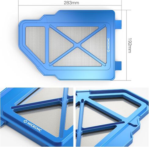 NICECNC Airbox Lid Cover Blue Compatible with Yamaha YFZ450R 2009 2010 2011 2012 2013 2014-2024, YFZ450R SE 2009-2019 2020 2021 2022 2023 2024, See Fitments in Saudi Arabia