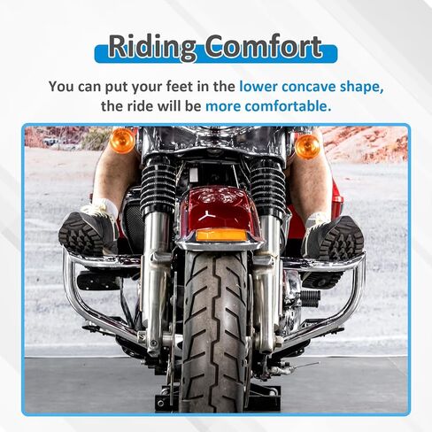 Wsays Front Engine Guard Highway Crash Bar Sharp Angle Compatible with Harley Touring Electra Street Road Glide Road King 2009-2023 Without Lower Fairing, Gloss Black in Saudi Arabia