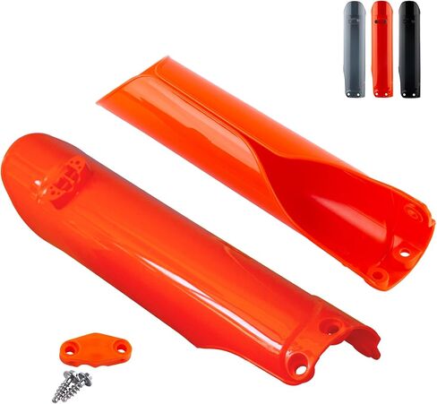 Motorcycle Front Fork Protector Covers Fork Guards for 125-500 SX XC XCF EXC 125-501 FC TC EC EX 2016-2022 (Orange) in Kuwait