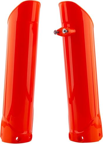 Motorcycle Front Fork Protector Covers Fork Guards for 125-500 SX XC XCF EXC 125-501 FC TC EC EX 2016-2022 (Orange) in Kuwait