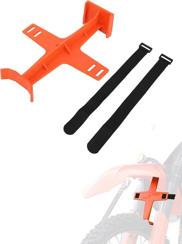 JFG RACING Dirt Bike Fork Saver with Straps,11.22" *9.06" Universal Motorcycle Fork Guard Spacer Support Brace for Transportation-Red in Saudi Arabia