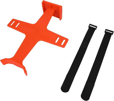 JFG RACING Dirt Bike Fork Saver with Straps,11.22" *9.06" Universal Motorcycle Fork Guard Spacer Support Brace for Transportation-Red in Saudi Arabia