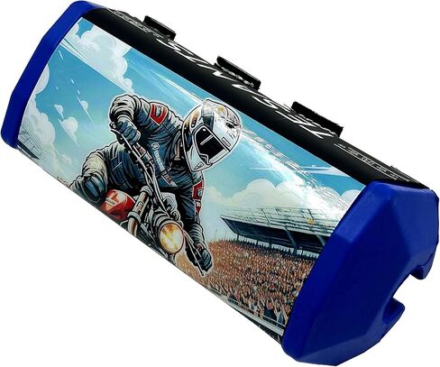 وسادة مقود الدراجة الترابية ، العارضة الحارس الإسفنجي يناسب 1 1/8 "دراجات الأوساخ Motocross ATV Quads Off-Road Handlebar Bar Cross Bar Fit (Blue) in Kuwait