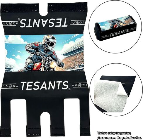 وسادة مقود الدراجة الترابية ، العارضة الحارس الإسفنجي يناسب 1 1/8 "دراجات الأوساخ Motocross ATV Quads Off-Road Handlebar Bar Cross Bar Fit (Blue) in Kuwait