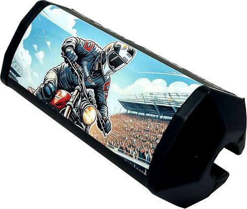 وسادة مقود الدراجة الترابية ، العارضة الحارس الإسفنجي يناسب 1 1/8 "دراجات الأوساخ Motocross ATV Quads Off-Road Handlebar Bar Cross Bar Fit (Blue) in Kuwait