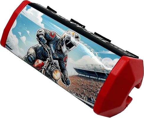 وسادة مقود الدراجة الترابية ، العارضة الحارس الإسفنجي يناسب 1 1/8 "دراجات الأوساخ Motocross ATV Quads Off-Road Handlebar Bar Cross Bar Fit (Blue) in Kuwait