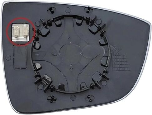 التدفئة خارج العدسة الزجاجية ذات الرؤية الخلفية البيضاء متوافقة مع Changan Deepal S07 S7 Side Mirror Lens Glass مع فتحة عمياء (ثقب عمياء يمين) in Saudi Arabia