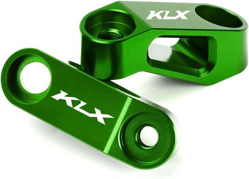 Motorcycle Rearview Mirror Risers Extenders Adapter Kit Compatible With KLX300 KLX300SM KLX300R KLX230 KLX230R KLX230S KLX230SM | KLX 300 230 Accessories Brackets (black) in Saudi Arabia