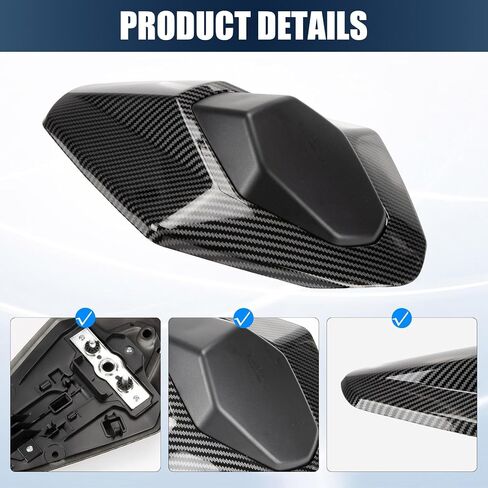 Mototcycle المقعد الخلفي COWL-PSLER PANGENGER PILLION COVER SOLO FAIRING CALLOW FOSSX-8S GSX8S GS-X8S 2023-2024 GSX-8R GS-X8R 2024 (Matte Black） in Kuwait