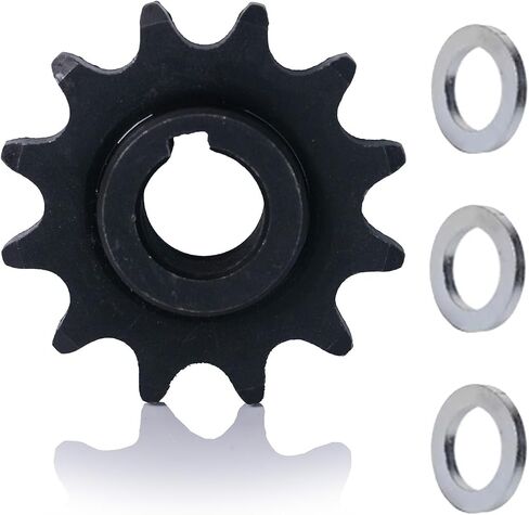 JMChstore 420 12T SPROCKET & Spacer Kit مع 5/8 بوصة تجويف لـ 20 30 محول عزم الدوران CVT لـ COLEMAN KT196 CT200U BT200X CT200UEX MINI BIKE GO KART (#40 41 420 سلسلة 12T) in Saudi Arabia