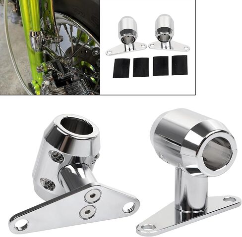 Chrome 0-6 "DNA Springer Leg Front Frend Frend Mount Tabs مجموعة مناسبة لهارلي تشوبر ميد غرب مخصص in Saudi Arabia