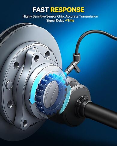 PHILTOP 970-048 Front Left ABS Wheel Speed Sensor for Caliber 2007-2012, Compass 2007-2016, Patriot 2007-2016 in Kuwait